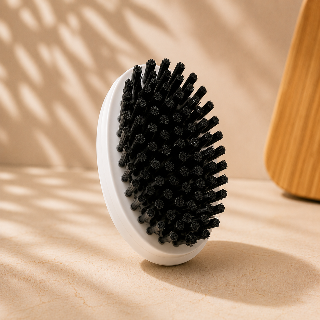 LUREXO Clean™ | Cepillo de Limpieza 4 en 1 con Dispensador de Jabón