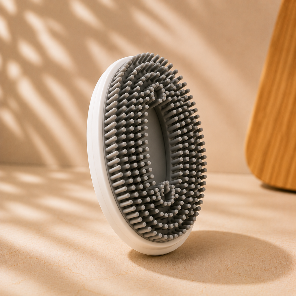 LUREXO Clean™ | Cepillo de Limpieza 4 en 1 con Dispensador de Jabón